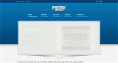 Desktop Screenshot of precisionliftgate.com